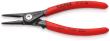 KNIPEX 49 31 A0 Präzisions-Sicherungsringzange für Außenringe auf Wellen mit Überdehnungsschutz 140 mm grau atramentiert mit rutschhemmendem Kunststoff überzogen Produktbild img2 S