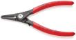 KNIPEX 49 31 A1 Präzisions-Sicherungsringzange für Außenringe auf Wellen mit Überdehnungsschutz 140 mm grau atramentiert mit rutschhemmendem Kunststoff überzogen Produktbild img1 S