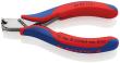 KNIPEX 64 02 115 Elektronik-Vornschneider 115 mm mit Mehrkomponenten-Hüllen spiegelpoliert Produktbild