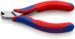 KNIPEX 64 12 115 Elektronik-Vornschneider 115 mm mit Mehrkomponenten-Hüllen spiegelpoliert Produktbild img1 S