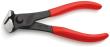 KNIPEX 68 01 160 EAN Vornschneider 160 mm schwarz atramentiert mit Kunststoff überzogen poliert Produktbild img2 S