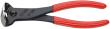 KNIPEX 68 01 180 Vornschneider 180 mm schwarz atramentiert mit Kunststoff überzogen poliert Produktbild