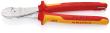 KNIPEX 74 06 250 T Kraft-Seitenschneider 250 mm verchromt isoliert mit Mehrkomponenten-Hüllen, VDE-geprüft; mit integrierter isolierter Befestigungsöse zum Anbringen einer Absturzsicherung Produktbild