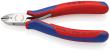 KNIPEX 77 02 120 H Elektronik-Seitenschneider mit eingesetzter Hartmetallschneide 120 mm mit Mehrkomponenten-Hüllen spiegelpoliert Produktbild