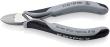 KNIPEX 77 02 130 ESD Elektronik-Seitenschneider ESD mit durchgestecktem Gelenk 130 mm mit Mehrkomponenten-Hüllen spiegelpoliert Produktbild