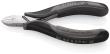 KNIPEX 77 12 115 ESD Elektronik-Seitenschneider ESD mit durchgestecktem Gelenk 115 mm mit Mehrkomponenten-Hüllen spiegelpoliert Produktbild img1 S
