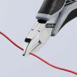 KNIPEX 77 12 115 ESD Elektronik-Seitenschneider ESD mit durchgestecktem Gelenk 115 mm mit Mehrkomponenten-Hüllen spiegelpoliert Produktbild img4 S