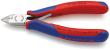 KNIPEX 77 32 120 H Elektronik-Seitenschneider mit eingesetzter Hartmetallschneide 120 mm mit Mehrkomponenten-Hüllen spiegelpoliert Produktbild