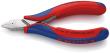 KNIPEX 77 52 115 Elektronik-Seitenschneider mit durchgestecktem Gelenk 115 mm mit Mehrkomponenten-Hüllen spiegelpoliert Produktbild