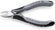 KNIPEX 77 82 130 ESD Elektronik-Seitenschneider ESD mit durchgestecktem Gelenk 130 mm mit Mehrkomponenten-Hüllen spiegelpoliert Produktbild img2 S