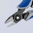 KNIPEX 79 42 125 Z Präzisions-Elektronik-Seitenschneider 125 mm brüniert mit Mehrkomponenten-Hüllen poliert Produktbild img4 S