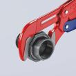 KNIPEX 83 60 020 Rohrzange S-Maul mit Schnelleinstellung 560 mm rot pulverbeschichtet Produktbild img5 S