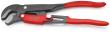 KNIPEX 83 61 010 Rohrzange S-Maul mit Schnelleinstellung 330 mm grau pulverbeschichtet mit Kunststoff überzogen Produktbild img2 S