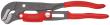 KNIPEX 83 61 010 Rohrzange S-Maul mit Schnelleinstellung 330 mm grau pulverbeschichtet mit Kunststoff überzogen Produktbild