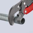 KNIPEX 83 61 010 Rohrzange S-Maul mit Schnelleinstellung 330 mm grau pulverbeschichtet mit Kunststoff überzogen Produktbild img5 S