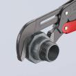 KNIPEX 83 61 020 Rohrzange S-Maul mit Schnelleinstellung 560 mm grau pulverbeschichtet mit Kunststoff überzogen Produktbild img3 S