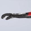 KNIPEX 85 51 250 AF Federbandschellenzange mit Feststeller 250 mm grau atramentiert mit rutschhemmendem Kunststoff überzogen Produktbild img4 S