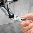 KNIPEX 86 04 100 BK Zangenschlüssel XS Zange und Schraubenschlüssel in einem Werkzeug 100 mm verchromt aufgeprägte, raue Oberfläche Produktbild img3 S