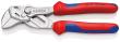 KNIPEX 86 05 150 S02 Zangenschlüssel mit aufgerauten Backen 150 mm verchromt mit Mehrkomponenten-Hüllen Produktbild img1 S