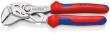 KNIPEX 86 05 150 S02 Zangenschlüssel mit aufgerauten Backen 150 mm verchromt mit Mehrkomponenten-Hüllen Produktbild img3 S