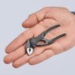 KNIPEX 87 00 100 BK Cobra® XS Rohr- und Wasserpumpenzange 100 mm grau atramentiert aufgeprägte, raue Oberfläche poliert Produktbild img11 S
