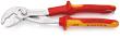 KNIPEX 87 26 250 T Cobra® VDE Hightech-Wasserpumpenzange, isoliert 250 mm verchromt isoliert mit Mehrkomponenten-Hüllen und integrierter Befestigungsöse, VDE-geprüft Produktbild img2 S
