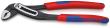 KNIPEX 88 02 250 Alligator® Wasserpumpenzange 250 mm schwarz atramentiert mit schlanken Mehrkomponenten-Hüllen poliert Produktbild img1 S