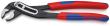 KNIPEX 88 02 250 Alligator® Wasserpumpenzange 250 mm schwarz atramentiert mit schlanken Mehrkomponenten-Hüllen poliert Produktbild img2 S