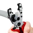 KNIPEX 90 25 20 Rohrschneider für Verbund- und Schutzrohre 210 mm verchromt mit Mehrkomponenten-Hüllen Produktbild img3 S