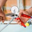 KNIPEX 90 25 20 Rohrschneider für Verbund- und Schutzrohre 210 mm verchromt mit Mehrkomponenten-Hüllen Produktbild img12 S
