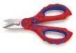 KNIPEX 95 05 10 SB Elektrikerscheren 190 mm mit Mehrkomponenten-Hüllen, glasfaserverstärkt poliert Produktbild img2 S