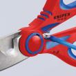 KNIPEX 95 05 10 SB Elektrikerscheren 190 mm mit Mehrkomponenten-Hüllen, glasfaserverstärkt poliert Produktbild img8 S