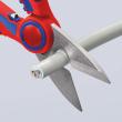 KNIPEX 95 05 10 SB Elektrikerscheren 190 mm mit Mehrkomponenten-Hüllen, glasfaserverstärkt poliert Produktbild img14 S