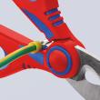KNIPEX 95 05 155 SB Elektrikerscheren 155 mm mit Mehrkomponenten-Hüllen, glasfaserverstärkt poliert Produktbild img15 S