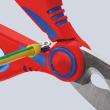 KNIPEX 95 05 155 SB Elektrikerscheren 155 mm mit Mehrkomponenten-Hüllen, glasfaserverstärkt poliert Produktbild img16 S