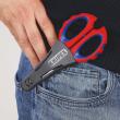 KNIPEX 95 05 155 SB Elektrikerscheren 155 mm mit Mehrkomponenten-Hüllen, glasfaserverstärkt poliert Produktbild img17 S
