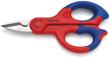 KNIPEX 95 05 155 SB Elektrikerscheren 155 mm mit Mehrkomponenten-Hüllen, glasfaserverstärkt poliert Produktbild img1 S