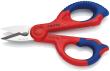 KNIPEX 95 05 155 SB Elektrikerscheren 155 mm mit Mehrkomponenten-Hüllen, glasfaserverstärkt poliert Produktbild img2 S