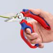 KNIPEX 95 05 155 SB Elektrikerscheren 155 mm mit Mehrkomponenten-Hüllen, glasfaserverstärkt poliert Produktbild img8 S