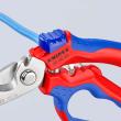 KNIPEX 95 05 155 SB Elektrikerscheren 155 mm mit Mehrkomponenten-Hüllen, glasfaserverstärkt poliert Produktbild img12 S