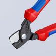 KNIPEX 95 12 160 StepCut® Kabelschere 160 mm brüniert mit Mehrkomponenten-Hüllen Produktbild img7 S