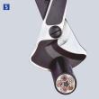 KNIPEX 95 32 038 Kabelschere (Ratschenprinzip) mit Teleskopschenkeln 570 mm mit Mehrkomponenten-Hüllen brüniert Produktbild img6 S