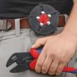 KNIPEX 97 33 01 MultiCrimp® Crimpzange mit Wechselmagazin 250 mm brüniert mit Mehrkomponenten-Hüllen Produktbild img4 S