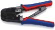 KNIPEX 97 51 10 SB Crimpzange für Westernstecker 190 mm brüniert mit Mehrkomponenten-Hüllen Produktbild img2 S