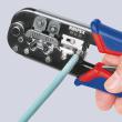KNIPEX 97 51 10 SB Crimpzange für Westernstecker 190 mm brüniert mit Mehrkomponenten-Hüllen Produktbild img4 S