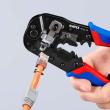KNIPEX 97 51 13 Crimpzange für RJ45-Westernstecker 190 mm brüniert mit Mehrkomponenten-Hüllen Produktbild img8 S