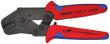 KNIPEX 97 52 14 Crimpzange kurze Bauform 195 mm brüniert mit Mehrkomponenten-Hüllen brüniert Produktbild img1 S