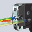 KNIPEX 97 53 08 SB Selbsteinstellende Crimpzange für Aderendhülsen mit Fronteinführung 190 mm brüniert mit Mehrkomponenten-Hüllen Produktbild img4 S