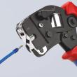 KNIPEX 97 53 09 SB Selbsteinstellende Crimpzange für Aderendhülsen mit Fronteinführung 190 mm brüniert mit Mehrkomponenten-Hüllen Produktbild img6 S