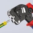 KNIPEX 97 53 09 SB Selbsteinstellende Crimpzange für Aderendhülsen mit Fronteinführung 190 mm brüniert mit Mehrkomponenten-Hüllen Produktbild img15 S